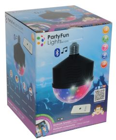 Lampe à effets de lumière et haut-parleur intégré E27 Party Fun Lights ED190 Party Fun Lights