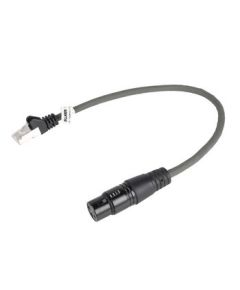 Digitale Via Cavo XLR XLR 3p (F) - RJ45 spina/e 0.30 m Grigio Scuro SX155 Sweex