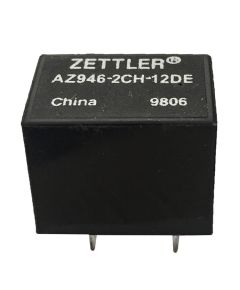 Relais 12V DPDT - AZ946-2CH-12DE - ZETTLER 90928 