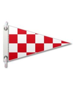 Bandera Triangular Señalización Marina Emergencia 120x96cm FLAG205 
