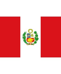 National State Flag and Naval Perú 330x200cm FLAG215 