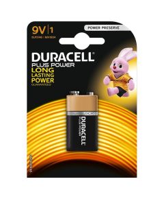 Duracell Plus Power Alkaline 9V battery L133 
