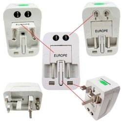 Universal travel adapter for electrical outlets P515 