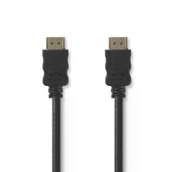 High speed HDMI cable with Ethernet - HDMI connector - HDMI connector - 2.0 m - Black ND1186 Nedis