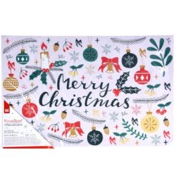 Christmas patterned placemats 43x28cm pack of 20 Excellent Houseware KP2140 EXCELLENT HOUSEWARE