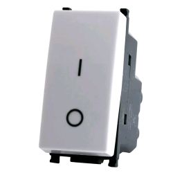 White bipolar switch compatible with Vimar Plana EL2100 