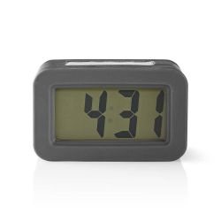 Digital table alarm clock Gray backlight ND4402 Nedis