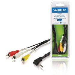 Component Video Cable 3.5mm-3x RCA Male 1m ND5406 