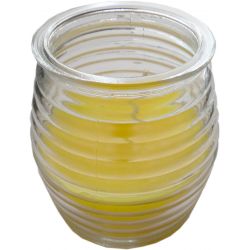 Lemongrass candle in glass jar 9.5cm diameter Arti Casa ED5543 