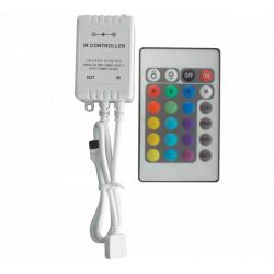 Telecomando a infrarossi per strisce LED 12V 6A 24 tasti Elmark EL2580 Elmark