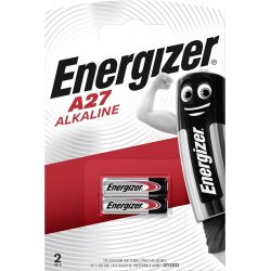 Batteria alcalina tipo A27 12V blister da 2 Energizer E1027 