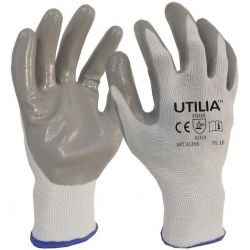 Utilia size 10 nitrile / nylon work gloves WB401 Utilia