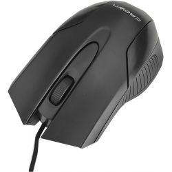 Mouse ottico cablato USB 1000DPI nero Crown Micro CMM-60 