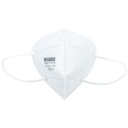 White FFP2 mask pack of 20 individually packed Hygisun F1436 
