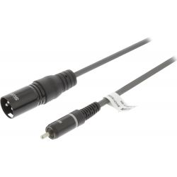 3 pin male to RCA male XLR audio cable Sweex SX527 