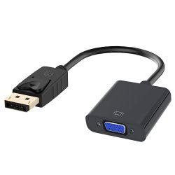 Gold-plated DisplayPort to VGA adapter WB1253 