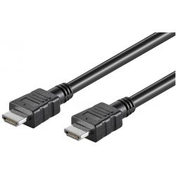 High Speed HDMI Cable with Ethernet 4K 30Hz 3D 1920x1080p 24Hz 50cm F1685 Goobay