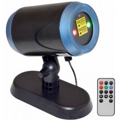 Effetto luce proiettore doppio laser rosso/verde con telecomando e altoparlante Bluetooth WB1304 