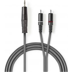 3.5mm male-2x male RCA stereo audio cable 1.5m ND9074 Nedis