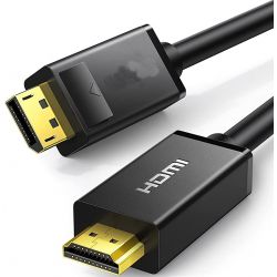 Cavo audio video DisplayPort - HDMI 4K Ultra HD 1.80m WB1511 