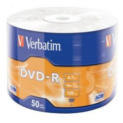 Verbatim - Pack of 50 DVD-R 4.7GB 120min L528 