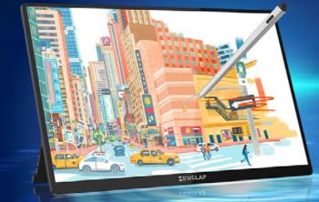 10 anni di esperienza nella produzione di monitor – Display touchscreen portatile da 16" con stilo