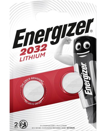 Batteria al litio a bottone CR2032 3V blister da 2 Energizer E1030 Energizer