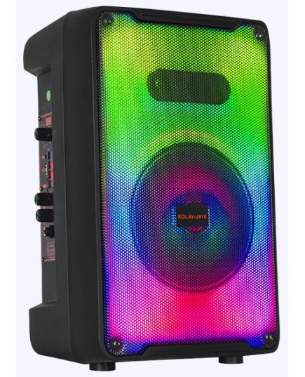 Portable speaker 8 "20W Bluetooth / Radio / USB LED light KOLAV-J810 