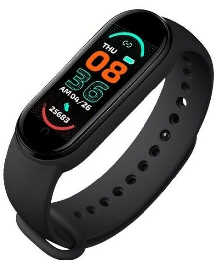Bluetooth smartband heart rate detection and notifications M6 WB1818 