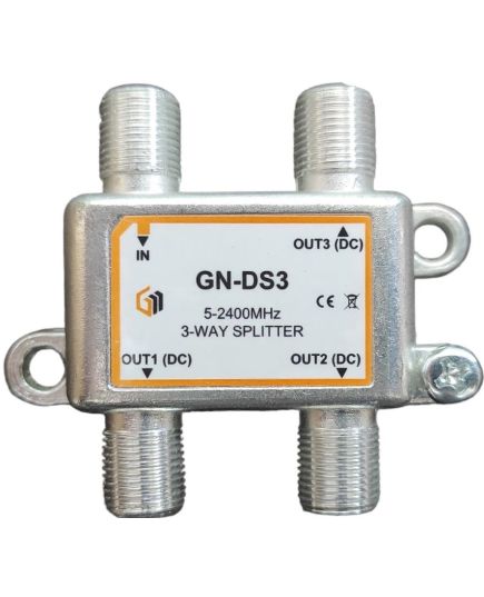 3-way 5-2400MHz splitter with GT-SAT in-line F connectors MT283 GT-SAT