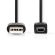 Câble USB 2.0 | Un mâle - Mini mâle 5 broches | 2,0 m | Noir ND2100 Nedis