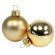 Palline natalizie 6cm lucide/opache color oro confezione da12  Christmas Gifts ED262 Christmas Gifts