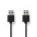 USB 2.0 cable A male-A male 3m Black ND4494 Nedis