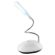 Lámpara de escritorio LED flexible blanca con batería WB2016 
