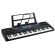 Musikalisches Keyboard für Anfänger 54 Tasten mit Mikrofon AUX / USB-Eingängen WB990 