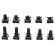 Kit of 200 tactile pushbutton switches of various sizes WB1604 