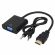 Adattatore audio/video da HDMI a VGA con Jack audio per trasmissione audio WB2370 