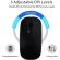 Black wireless mouse with built-in rechargeable battery WB2375 