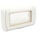 Placa idrobox IP55 4P blanca compatible con Living International EL1321 