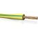 Single-core electrical cable FS17 450/750V 1x4mm² 100m hank - yellow/green EL4988 