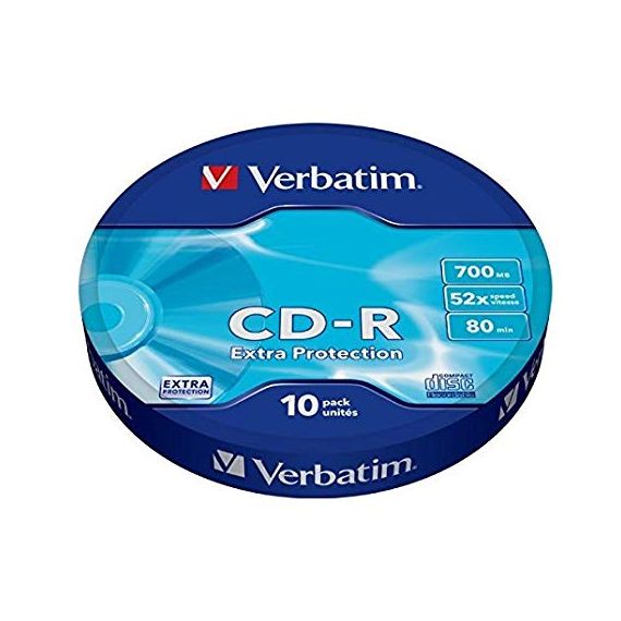 Verbatim CD-R 80min Protección adicional - Paquete de 10 piezas H103 