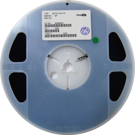 Diodo regulador de voltaje BZT52-C22S T / R Paquete 5000 piezas A2888 