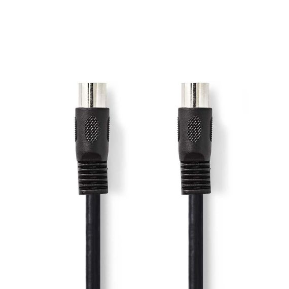Cavo audio DIN maschio DIN a 5 pin - maschio DIN a 5 pin 3.0 m Nero ND2745 Nedis