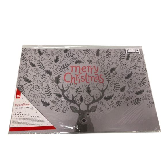 Table placemats 43x28 pack of 20 pieces Christmas fantasy Excellent Houseware KP2132 EXCELLENT HOUSEWARE
