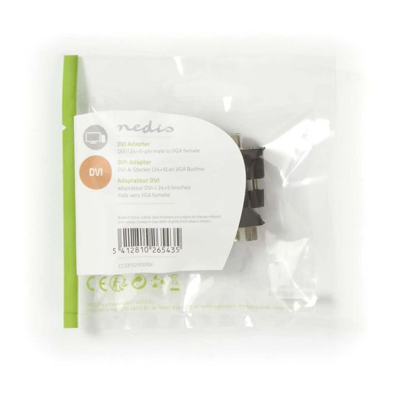 Adattatore video DVI-I 24+5-Pin Maschio VGA Femmina 15p ND231 Nedis