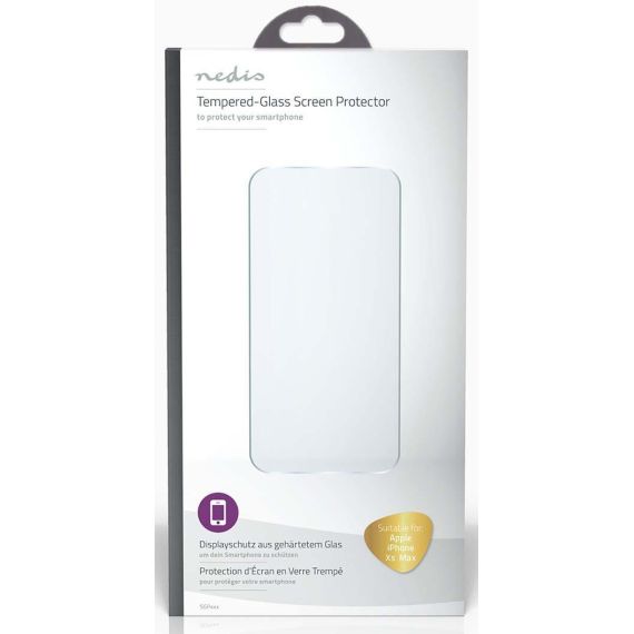 Protezione dello Schermo in Vetro Temperato per Apple iPhone Xs Max WB1535 Nedis