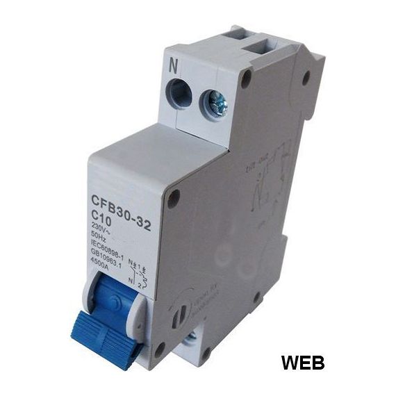 Interruttore magnetotermico 1P C10 EL1480 