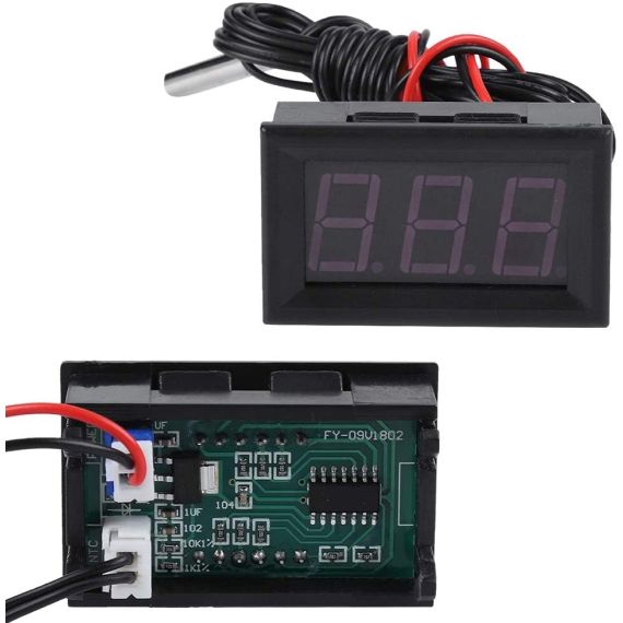 Termómetro digital 12V con sonda de temperatura -50 ~ 110°C WB1042 