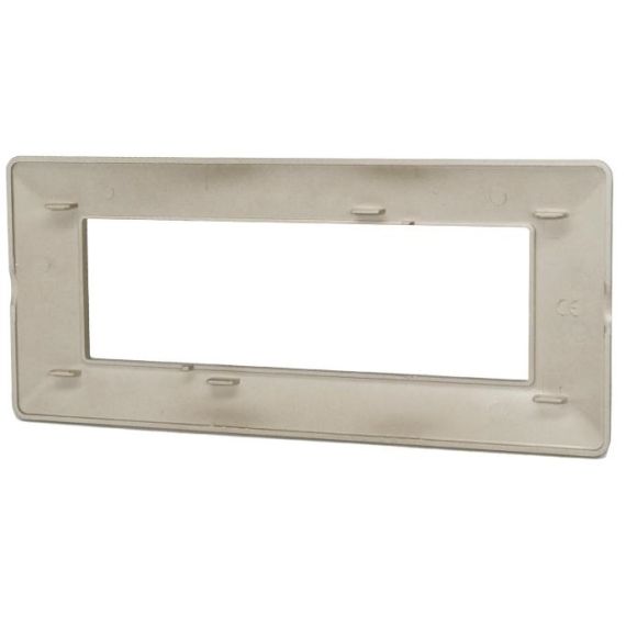 Placca in tecnopolimero 6P oro compatibile Matix EL2245 