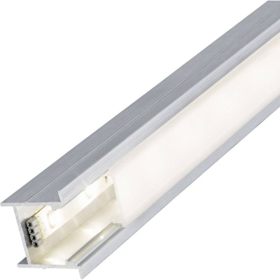 Profilo da incasso in acciaio satinato 1m per strisce LED Paulmann WB163 Paulmann